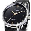 Casio LTP-VT01L-1B Quartz Women's Watch, Black with Black Leather Band, Overseas Model [Parallel Import]