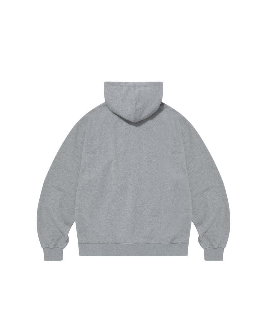 Wooalong (Fleece)Signature Hood Zip-Up - Gray