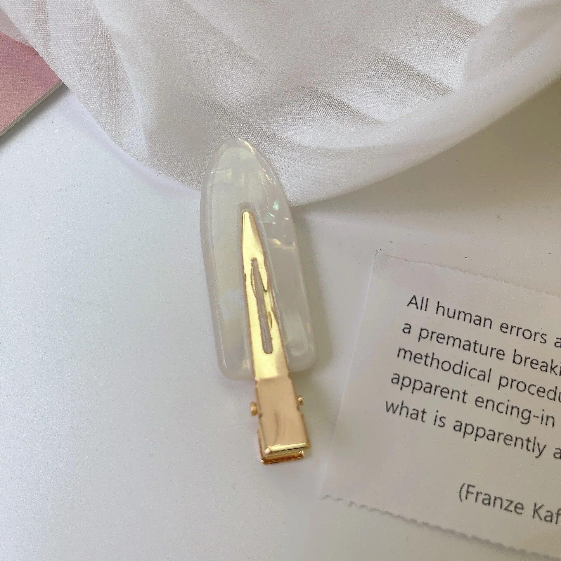 

Бесшовные заколки для волос без изгиба, боковые заколки с челкой, заколки для красоты, макияжа, аксессуары для мытья лица, женские заколки для укладки волос для девочек