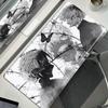 Black White Anime Desk Mat Tokyo Ghoul Mousepad Kaneki Ken Computer Gamer Non-slip Mouse Pad HD XXL PC Keyboard Desk Pad Playpad