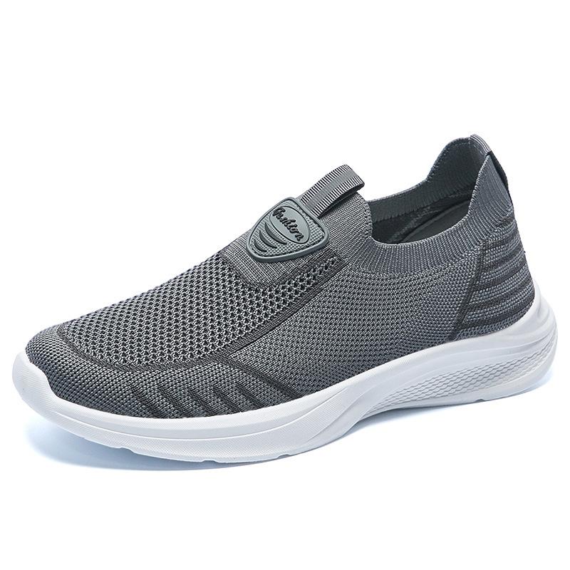 Casual shoes couple mesh breathable one pedal cover feet casual large size shoes fashion versatile men's casual shoes fashion