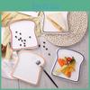 Creative Lovely Plate Tableware Ceramic Bread Toast Steak Plate Fruit Plate Dessert Plate