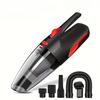 CascadeVac Handheld Car Vacuum Cleaner, 4 KPa Suction Power, 6.76-10.14oz Dust Cup, 2000mAh Rechargeable Lithium Battery, 50dB Quiet Operation