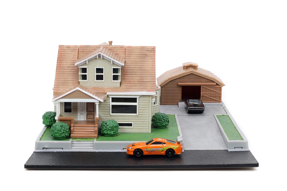 

Jada Toys Fast Furious Series Toretto House Diorama Set & F&F