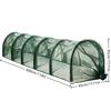 Chicken Tunnel Foldable Long Quick Installation Flexible Yard Outside Chicken Tunnels for Ducks Geese Rabbits Small Pets Chicks