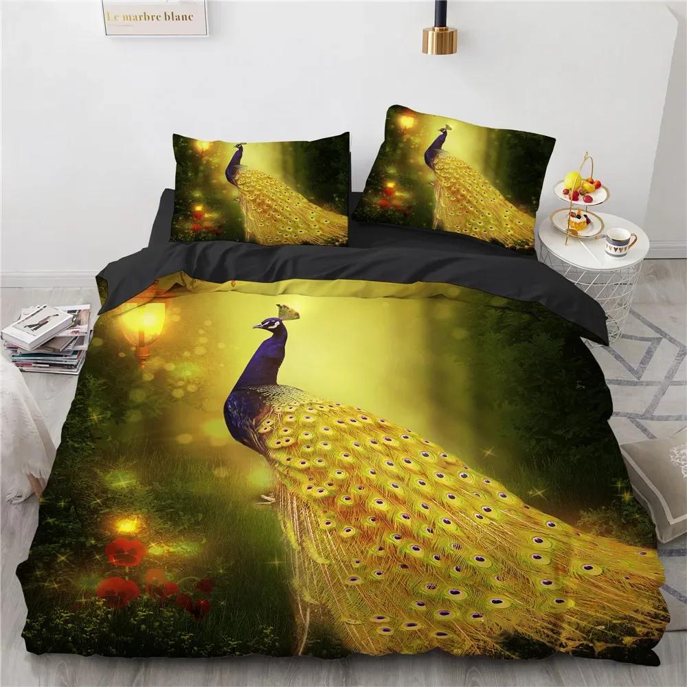 Set Letto Grizzy e i Lemming Ragazzi Ragazze Misura Singola Queen Copripiumino Federa Letto Bambini Adulti Moda Tessile per la Casa