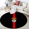 Sport Lisboa E Benfica2 Round Area Rug,Carpet Rug for Living Room Bedroom Sofa Playroom Decor,Non-slip Floor Mat