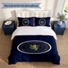 Scotland FC 3‑Piece Bedding Set Soft Microfiber Duvet Cover Pillowcases Comfortable Bed Linen for Bedroom Decoration