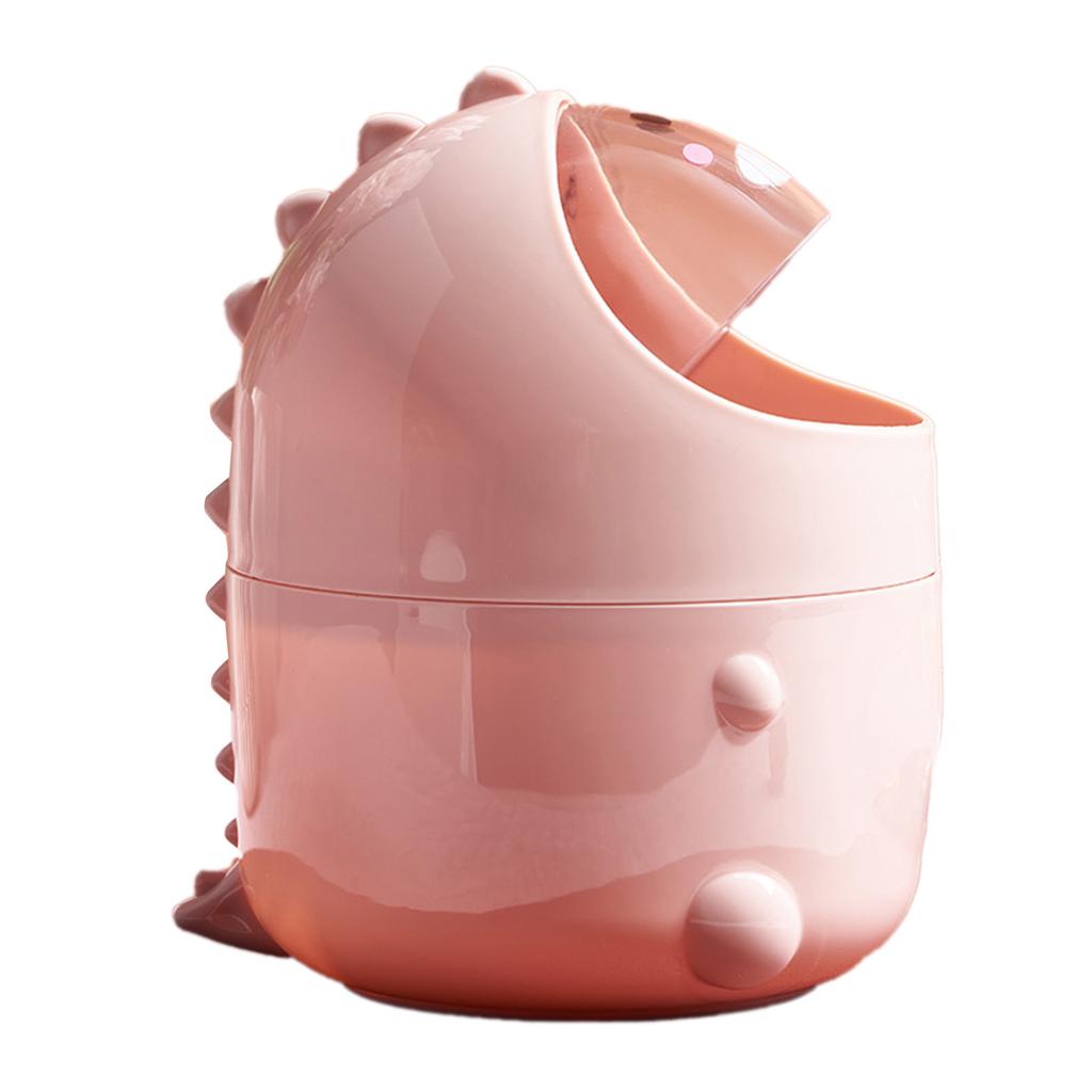 Desktop Trash Can Multifunctional Storage Bucket   Cover Cartoon Container Small Waste Bin for Home School