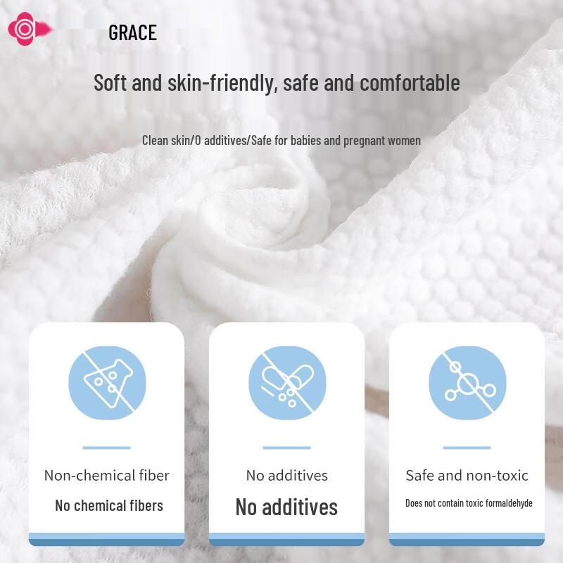 Grace Disposable Cotton Pearl-Texture Towels