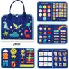 Motricità Educazione Precoce Giocattoli per Imparare Montessori Busy Book Giocattoli Educativi per Bambini Piccoli Attività Portatile Tavola da Viaggio Fine