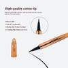 Waterproof Liquid Eyeliner Smudge-Proof & Transfer-Resistant Long-Lasting Appearance Gold Eyeliner Black