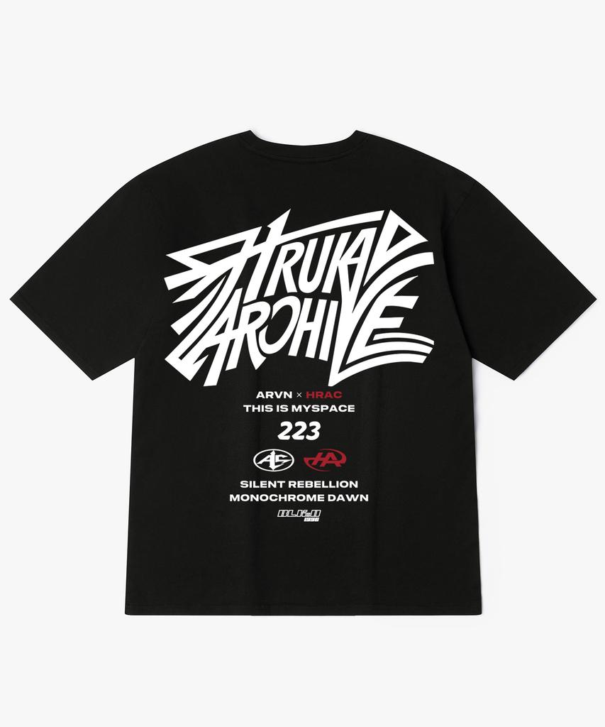 Hilukaakaibeu Kinetic Multi-Logo Back Print Short Sleeve T-Shirt