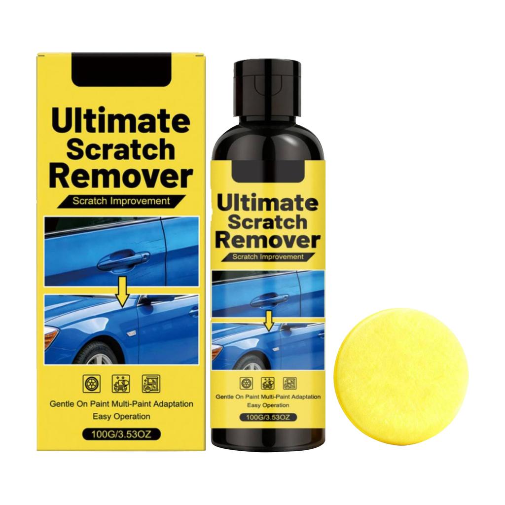 Ultimate Scratch Remover 100ml Car Scratch Repair Liquid Multi-Paint Adaptation Easy Application Scratch Improvement Solution