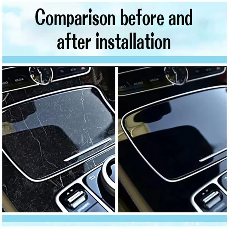 Pentru vehicul compatibil A6 A7 C8 2023-2019 Console Centrală Interior Mașină Film Protector Transparent TPU Film Reparator Anti-zgârieturi Accesorii Auto.