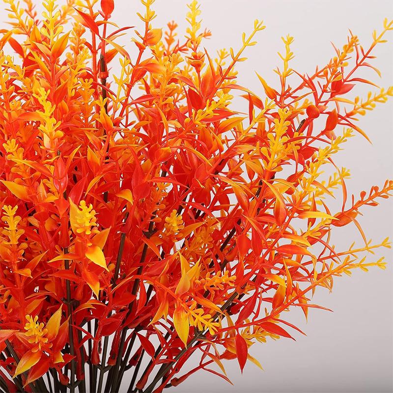 1/3/5Pcs Lavender Artificial Flower Autumn Plastic Fake Flowers for Home Decor Outdoor Garden Wedding Thanksgiving Decoration