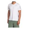 adidas T Shirts Men's White Crew Neck Moderate Straight Fit EK2855