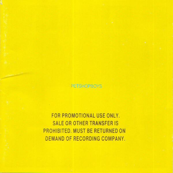 CD PET SHOP BOYS Двуязычный 829152 Atlantic 1996 США Поп Б/у
