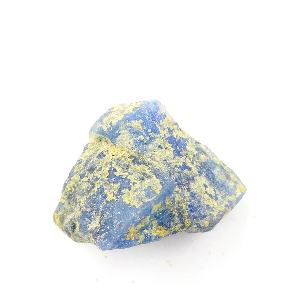 CERTIFIED Uncut Natural Blue Sapphire Rough 130.95 Ct Earth Mined Loose Gemstone M-499-Ra