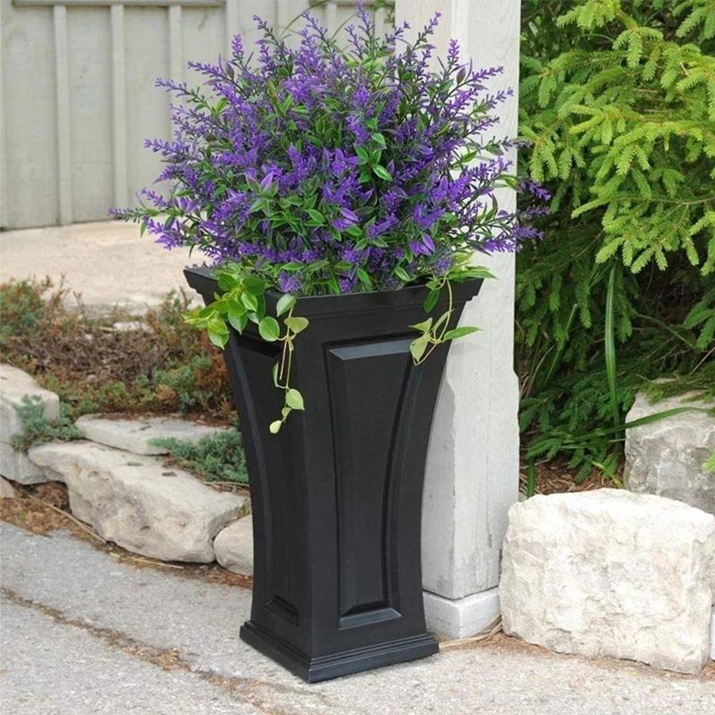 Artificial Flower Plastic Lavender Fake Plant Wedding Home Garden Decoration Bridal Bouquet Table Setting Household Supplies