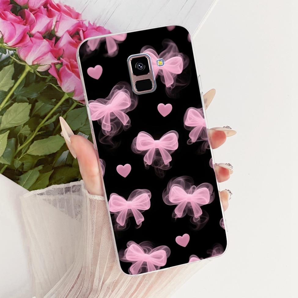 Clear Casing For Samsung Galaxy A8 Plus 2018 SM-A730F Phone Case For Samsung A8 Plus 2018 Cover Cute Fashion Funny Cool Painted