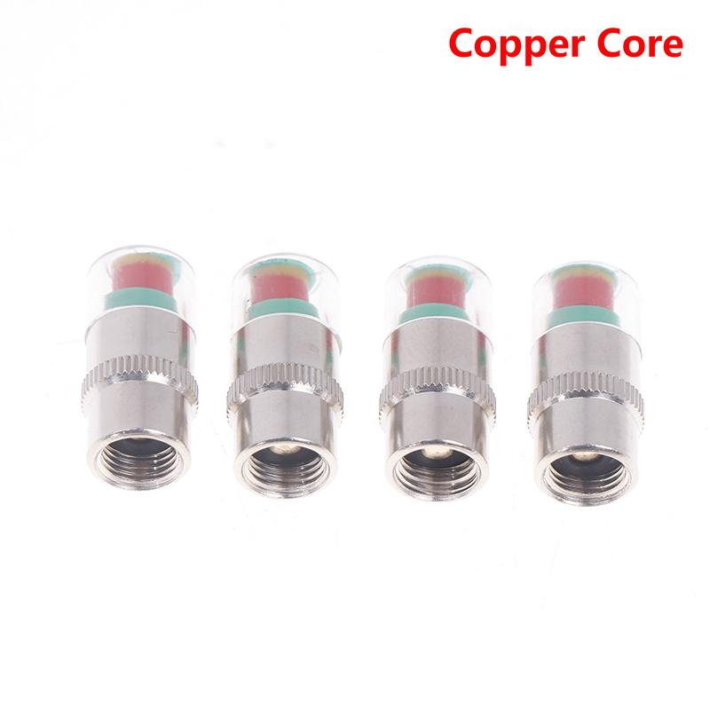 

Автомобильный датчик давления в шинах, 4 шт., внешний клапан, датчик давления воздуха, колпачки, высокоточное раннее предупреждение о давлении в шинах