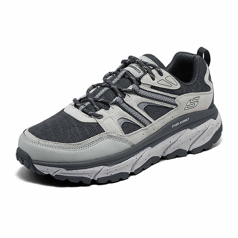Skechers Outdoor Mens Mesh Comfortable Low-Top Outdoor Functional Shoes Men Shoes Gray 237417-CCGY