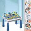 6688-Z Children'S Multi-Functional Particle Building Block Game Table Assembly Puzzle Learning Storage Toy