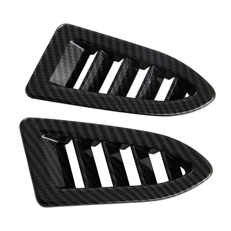 2pcs ABS Imitate Carbon Fiber Front Side Air Vent Cover For Subaru Crosstrek  2024 Front Up Upper Air Vent Cover