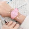 LED Digital Kids Smart Silicone Wristband Waterproof with Running Pedometer Silent Wristband Alarm Reminder Monitor Vibration