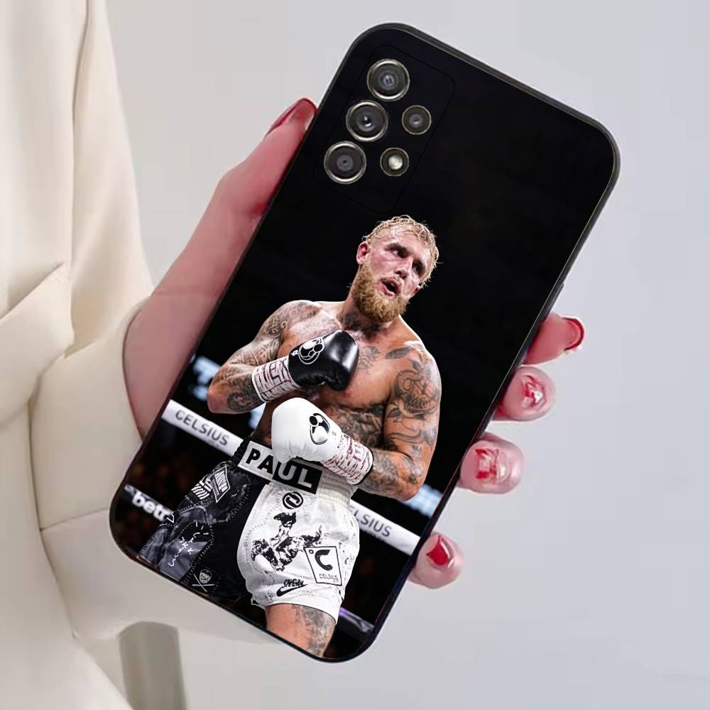Boxing Star J-Jake Paul Phone Case For Samsung S25,S24,S21,S22,S23,S30,Ultra,S20,Plus,Fe,Lite,Note,10,Black Cover
