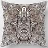 Mandala Mysterious Retro Religious Yoga Taie d'oreiller, Symdazers, Home Decorative Cojines, Sofá Poduszka