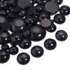 5-10 Stück Naturstein Cabochon Schwarzer Sandstein Rund Flachboden Cabochon Perlen Zur Schmuckherstellung DIY Ring Anhänger Zubehör