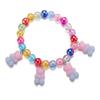 10Pcs/Lot Candy Bear Pendant Charms Colorful Resin Bears for Necklace Bracelet Earrings Jewelry Making Findings Accessories