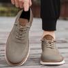Men Casual Sports Shoes Anti Slip Wear-Resistant Breathable Cushioning Color Blocking Design Versatile Casual Sports Shoes
