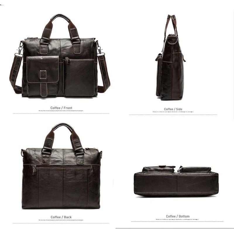 MVA Men Messenger Bags Men's Genuine Leather Men Shoulder Casual Male Briefcases Crossbody Bags for Documents Satchel Laptop Man 260