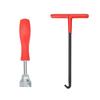 2 PCS Metal Brake Caliper Spring Tool With Spring Hook Wrench - Heavy-Duty Automotive Repair Tool For Precise Brake Adjustment