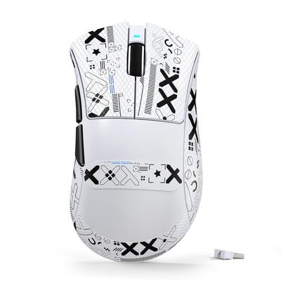 ATTACK SHARK V3 Leicht 62g Kabellos Gaming Kabelgebunden und Kabellose Verbindung BK52820 PAW3311 Optisch 100 Haltbarkeit 7 Programmierbar 1000Hz Abfragerate