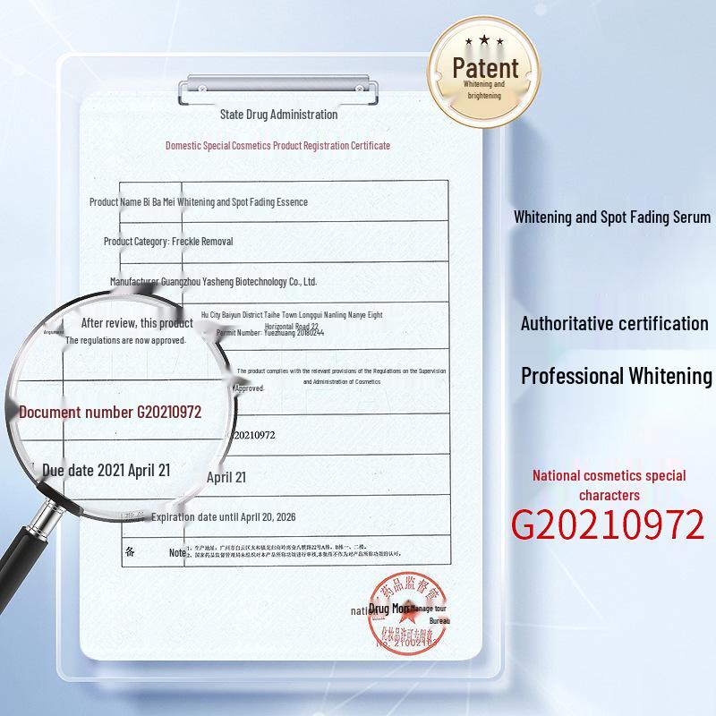 377 Whitening Anti-Oxidant Spot Lightening Essence - 28 Ampoules for Freckle Removal and Skin Brightening