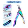Stainless Steel Colorful Nail Clipper, Nail Clippers, Scissors, Manicure Nail Molding Tool, Adjustable Angle To Trim Nail Shape