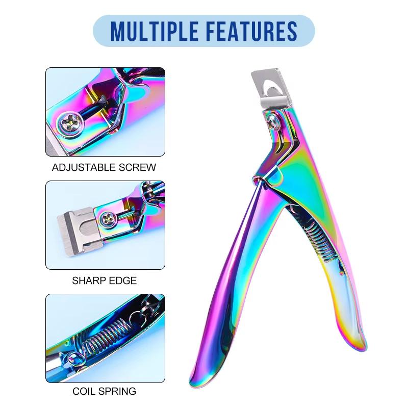 Stainless Steel Colorful Nail Clipper, Nail Clippers, Scissors, Manicure Nail Molding Tool, Adjustable Angle To Trim Nail Shape