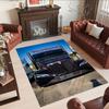 Peterbilt Heavy Trucks Customizable Name Area Rug Perfect for Game Room Living Rooms Foyer Balcony Anti-slip Rug Office home decor