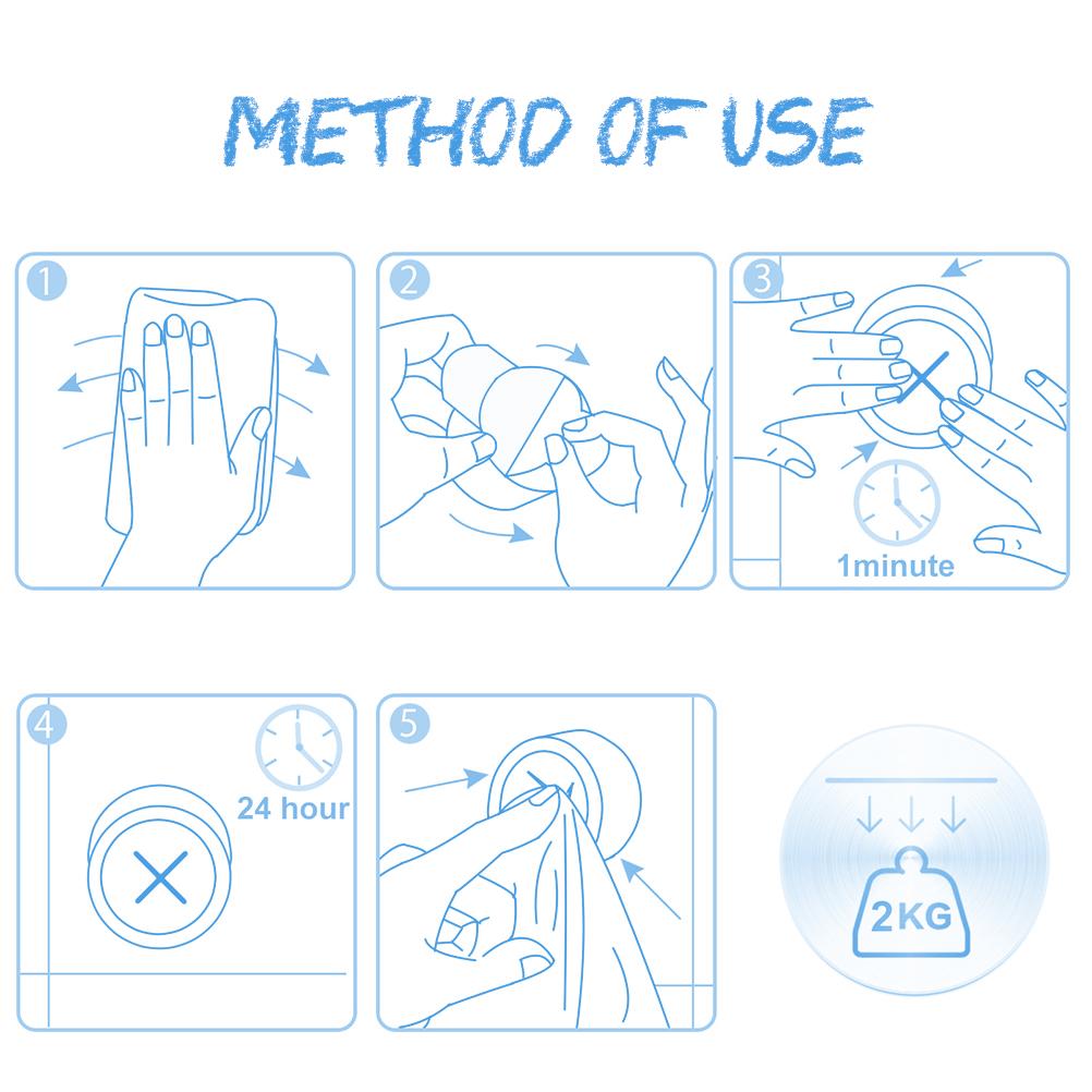 3Pcs Kitchen Towel Hooks Self Adhesive Towel Hooks for Bathroom Shower Kitchen