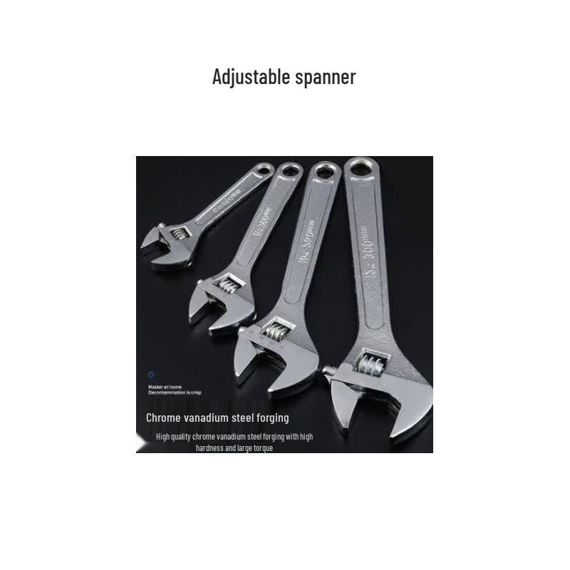 Deli 12-inch Adjustable Wrench