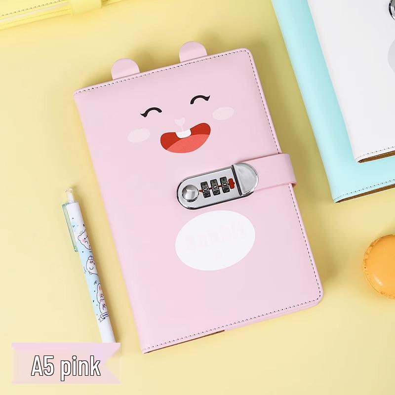 Minimalist Lock Diary & Notebook with Invisible Combination Closure for Students & Professionals