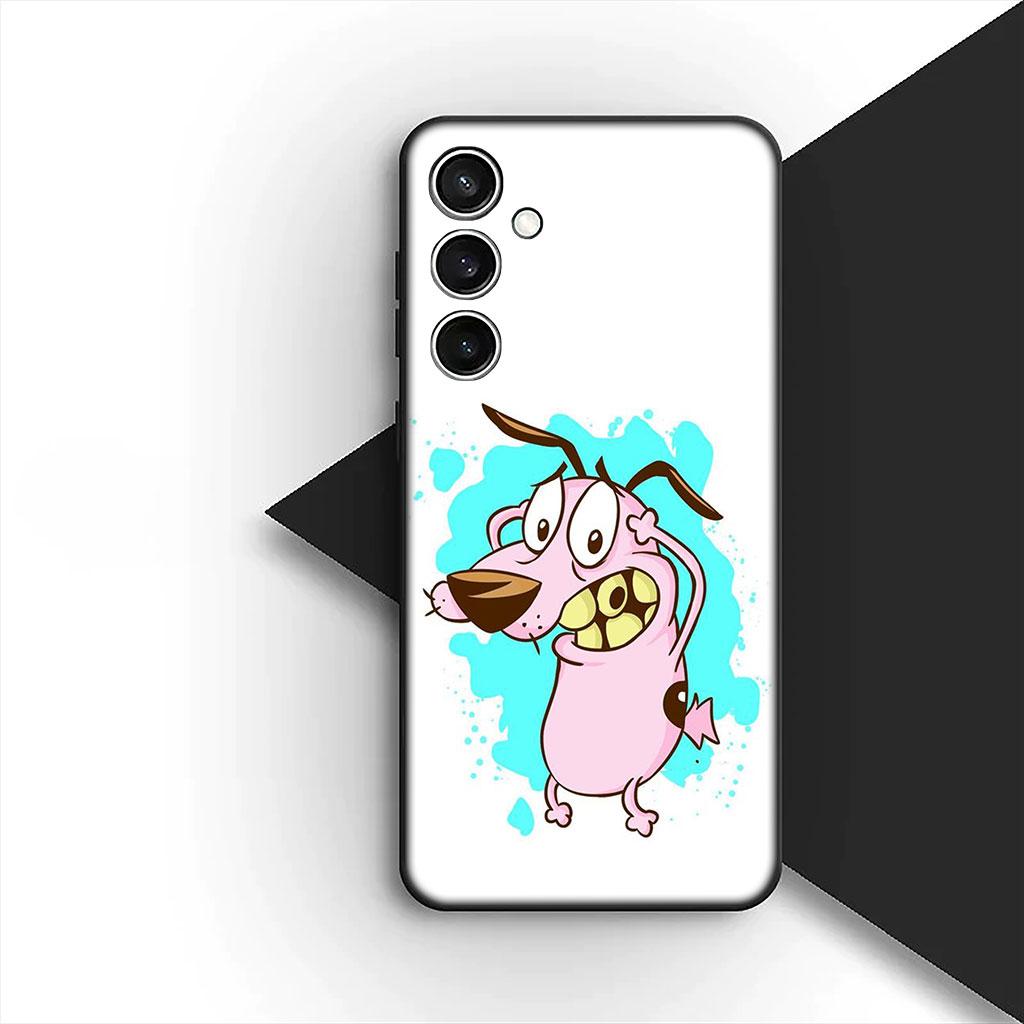 Phone Cover for Apple iPhone 17 Air 12 13 Pro Max Mini ProMax 7 + 8 Plus 7+ 8+ Soft Case Anime C-Courages C-Cowardlys Dog
