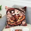 T-Tokisaki Kurumi Pillow Cover Decorative Pillowcase 40X40 Cushion Covers For Bed Pillows Car Decoration Fall Decor Pilow Cases