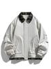 Spring 2025 Men's Trendy Loose Fit Lapel Plaid Jacket