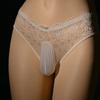 Herren Sexuelle Unterwäsche Sissy Beutel Spitze Höschen Blumen String Niedrige Taille Durchsichtige Slips Durchsichtige Lingerie Schwule Unterhosen