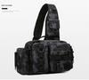 Men's Large Capacity Crossbody Fishing Tackle Bag - Multifunctional Chest Bag for Outdoor Use